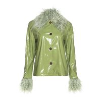 Women's Fashion Streetwear Solid Color Patchwork Single Breasted Jacket sku image 7