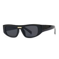 European And American Ins Square Narrow Sunglasses sku image 7