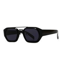 New Style Retro Square Frame Narrow Sunglasses Ins Sunglasses sku image 1