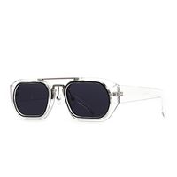 New Style Retro Square Frame Narrow Sunglasses Ins Sunglasses sku image 2