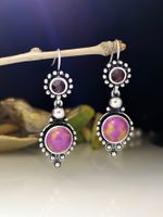 New European And American Fashion Retro Turquoise Creative Personality Earrings main image 6