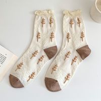 Lace Jk Socks Women's Tube Socks Spring And Autumn Cute Retro Lolita Socks sku image 1