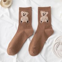 Cubs Socks Female Spring And Autumn Tube Socks Cotton Socks Cute Sports Socks Wholesale sku image 1