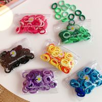 50 Pieces Of Korean Cute Candy Color Hair Rope main image 3