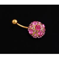 Fashion Diamond Belly Button Nail Belly Button Ring Wholesale main image 3
