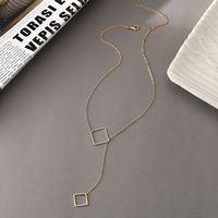 Mode Neue Persönlichkeit Einfache Legierung Halskette Großhandel main image 4