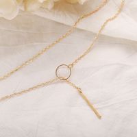 Simple Style Geometric Alloy Plating Women's Necklace main image 3