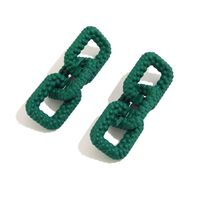 Cross-border Design Sense Chain Earrings Hollow Stitching Earrings main image 6