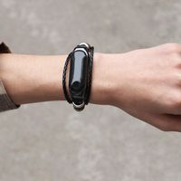 Suitable For  3-4 Generation Bracelet Strap Metal Frame Ethnic Leather Watch Strap main image 5