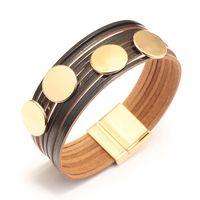 Metal Disc Magnetic Bracelet Bracelet Wholesale main image 6