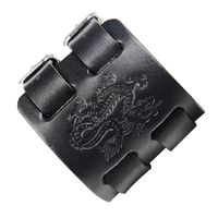 New Dragon Totem Leather Bracelet Double Root Dual Purpose Detachable Bracelet main image 1