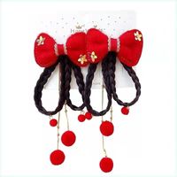 Fashion New Year Braids Children's Hairpins Chinese Tassel Hairpin main image 6