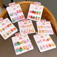 Korea Cartoon Headdress Fruit Hairpin Girls Hair Tie main image 4