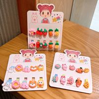 Korea Cartoon Headdress Fruit Hairpin Girls Hair Tie main image 6