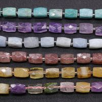 Crystal Square Cylindrical Beads Diy Hand-made Bracelet Necklace Jewelry Accessories main image 3