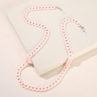 New Macaron Color Acrylic Anti-lost Extension Glasses Mask Chain Hanging Neck sku image 7