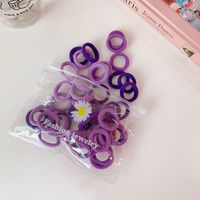 50 Pieces Of Korean Cute Candy Color Hair Rope sku image 1