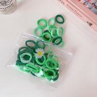 50 Pieces Of Korean Cute Candy Color Hair Rope sku image 3