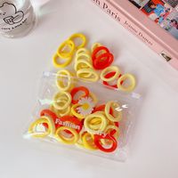 50 Pieces Of Korean Cute Candy Color Hair Rope sku image 6