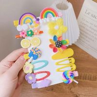 Children's Hairpin Cartoon Bangs Clip Girls Jewelry Cute Set sku image 20