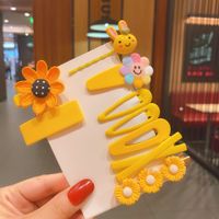 Children's Hairpin Cartoon Bangs Clip Girls Jewelry Cute Set sku image 10