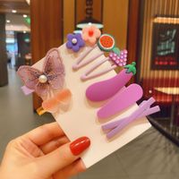 Children's Hairpin Cartoon Bangs Clip Girls Jewelry Cute Set sku image 17