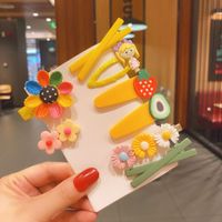 Children's Hairpin Cartoon Bangs Clip Girls Jewelry Cute Set sku image 11