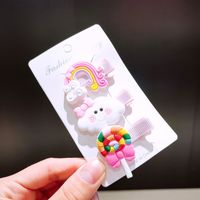 Children's Hairpin Cartoon Bangs Clip Girls Jewelry Cute Set sku image 2