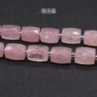 Crystal Square Cylindrical Beads Diy Hand-made Bracelet Necklace Jewelry Accessories sku image 5