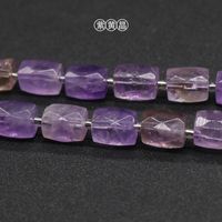 Crystal Square Cylindrical Beads Diy Hand-made Bracelet Necklace Jewelry Accessories sku image 1