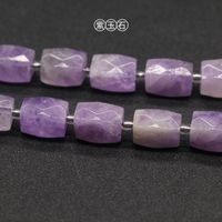 Crystal Square Cylindrical Beads Diy Hand-made Bracelet Necklace Jewelry Accessories sku image 3