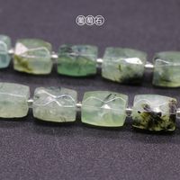 Crystal Square Cylindrical Beads Diy Hand-made Bracelet Necklace Jewelry Accessories sku image 4