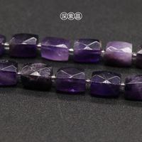 Crystal Square Cylindrical Beads Diy Hand-made Bracelet Necklace Jewelry Accessories sku image 6