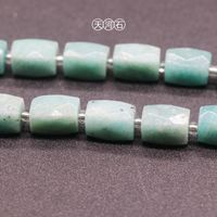 Crystal Square Cylindrical Beads Diy Hand-made Bracelet Necklace Jewelry Accessories sku image 8