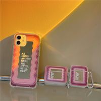 Pink Wave Mirror Earphone Protective Shell main image 1