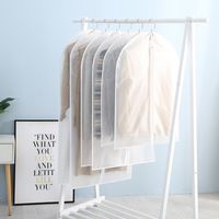 Home Cloakroom Big Clothes Dust Cover Transparent Visible Wardrobe Storage Bag main image 1