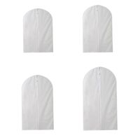 Home Cloakroom Big Clothes Dust Cover Transparent Visible Wardrobe Storage Bag main image 5