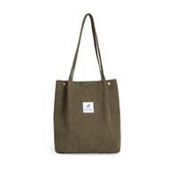 Corduroy  Temperament High Capacity Bag Wholesale main image 3