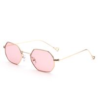 Fashion Hexagon Frame Sunglasses Small Square Mirror Wholesale main image 3