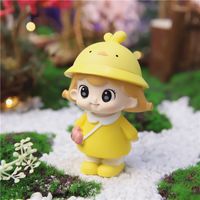 Fashion Yellow Pajamas Girl Decoration Office Aberdeen Toys main image 1