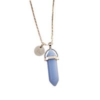 European And American Fashion Creative Luminous Natural Stone Alloy Necklace main image 6