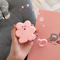 Airpods Cute Biscuit Bear Earphone Protective Shell sku image 9