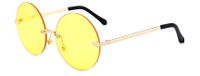 New Frameless Sunglasses Arrow Large Size Round Women's Sunglasses Wholesale sku image 2