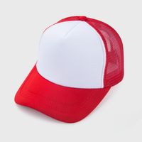 Gezeiten Baseball Schwamm Solid Color Fashion Sonnenblende Cap sku image 1