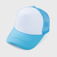 Gezeiten Baseball Schwamm Solid Color Fashion Sonnenblende Cap sku image 8