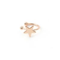 Korean Style Star Heart Moon U-shaped Ear Clip Wholesale sku image 1
