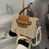 Nueva Venta Al Por Mayor Portátil Tejida Paja Del Bolso Del Invierno Del Bolso De La Nueva De La Moda main image 2