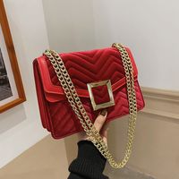 Autumn And Winter New Small Fragrance Rhombus Chain Bag Shoulder Messenger Bag main image 4