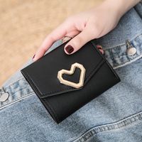 Women's Short Wallet Practical Three-fold Coin Purse Soft-faced Lady Card Bag main image 9
