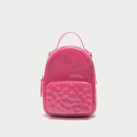 Vente En Gros Sac De Gelée De Mode Nouveau Sac À Dos Coréen Simple De Couleur Unie Pour Femmes main image 3